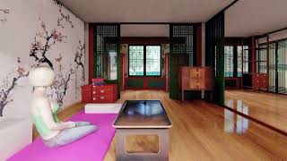 An example of Traditional Korean Room Interior Design [upl. by Ihab183]