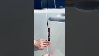 Car door handle guard sticker car carstickers goodthing real carbon [upl. by Ignazio445]