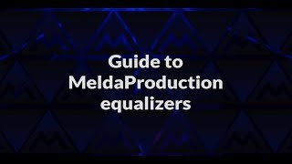 Guide to MeldaProduction Equalizers [upl. by Htiekal]