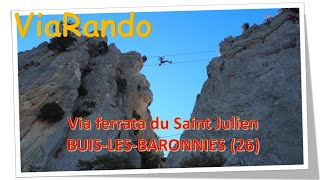 via ferrata saint julien de BuislesBaronnies [upl. by Tolecnal358]