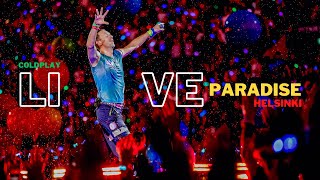 Coldplay Live in Helsinki  Paradise  Music of Spheres  28072024 [upl. by Elleneg]