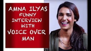 Amna Ilyas funny interview with Voice Over Man  Episode 16 [upl. by Alorac]