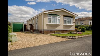 PROPERTY TOUR UK Park Home For Sale £130000 Watton Norfolk with Longsons Estate Agents [upl. by Agnella]