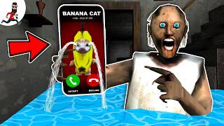 Banana Cat Flood in Granny House ► funny horror granny game animation [upl. by Ivo]