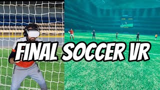 Final Soccer VR Gameplay Virtual reality football [upl. by Sopher]