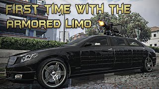 GTA 5 DLC  The new armored limousine is gorgeous Turreted Limo [upl. by Bertsche]