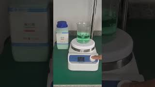 Solubility experiment of nickel fluoride [upl. by Silvie136]