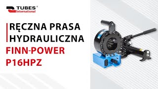 Ręczna prasa hydrauliczna Finn Power P16HPZ [upl. by Eisteb171]