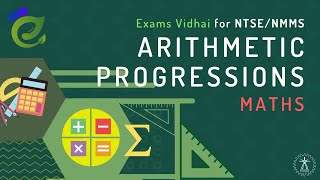 Arithmetic Progressions  Maths  NTSE NMMS  Vidhai Exams Possible [upl. by Fotina]