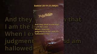 Ezekiel 281923 NKJV [upl. by Chyou]