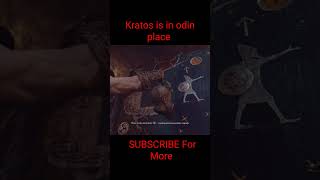 Kratos is in odin place godofwar4kratosplaystationpsgames gaming godofwar [upl. by Christianna124]