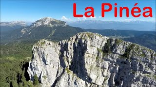 Randonnée de la Pinéa 1771m dans le massif de la Chartreuse vues aériennes [upl. by Osrit]