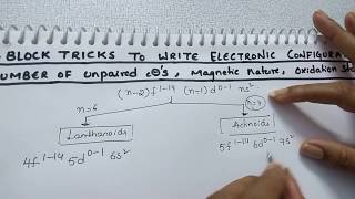 f Block TRICKS for Lanthanoids [upl. by Ennaear]