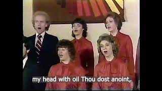 quotBrother James Air  Psalm 23quot  live vintage recording of CBC Hymn Sing Choir from 1982 [upl. by Bussy508]