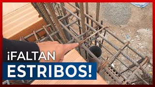 SUPERVISIÓN DE OBRAS ⚠️NO RESPETARON LA COLOCACIÓN DE ACEROS EN VIGAS⚠️ [upl. by Acacia503]