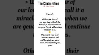 The Canonization line by line explanation [upl. by Muns12]