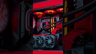 Team Red HYTE Y60 w R7 7700X  7900 XT shorts [upl. by Vasquez801]