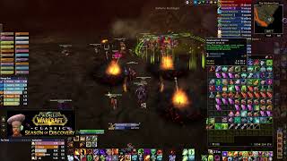 Sulfuron Harbinger SoD Molten Core Heat Level 3 Warlock WoWClassic SeasonOfDiscovery [upl. by Elma242]