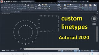 شرح Custom Linetypes amp Make Shape Autocad 2020 [upl. by Orest]