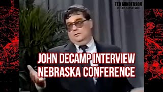 John Decamp Interview Nebraska Conference [upl. by Wickner]