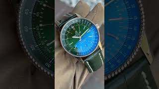 Breitling Navitimer 41 Green [upl. by Aliwt324]