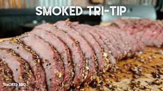 Low and Slow Smoked TriTip Juicy amp Tender Beef [upl. by Enimrac]