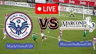 Manly United U20 Vs Marconi Stallions U20 Football Score Live streaming [upl. by Seiuqram907]