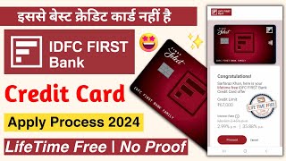 IDFC Credit Card Apply Online LifeTime Free  How To Apply Idfc First Bank Credit Card [upl. by Nike27]