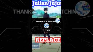 NEW Script Skin Julian Jujutsu Kaisen Megumi Fushiguro No Password  Full Effect amp Sound shorts [upl. by Eedoj]