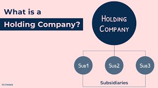 What is a Holding Company  Benefits of Holding Subsidiary Structure  Stock Market Investing [upl. by Princess]