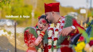 Siddhant Weds Anju ll Nepali Cinematic Wedding Highlight ll NEW MOONLIGHT PHOTOGRAPHY  BUTWAL [upl. by Nevanod781]