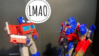 G1 Optimus to The Bayverse be like [upl. by Lytsirhc]