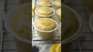 Lemon poppy seed muffins lemondessert muffins [upl. by Edra190]