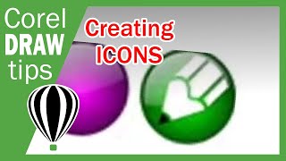 Making icons in Coreldraw [upl. by Nimajneb]