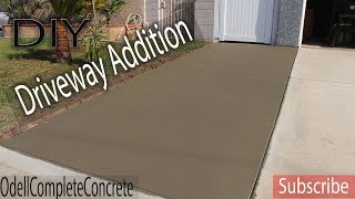 How to Pour a Great Beginners Slab DIY Driveway Addition [upl. by North189]