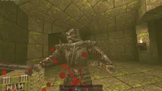 Quake  MapCenter Retrojam2  Caerllan Castle  All Secrets [upl. by Liag]