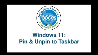 Pin and Unpin Programs to the Taskbar [upl. by Norraa]