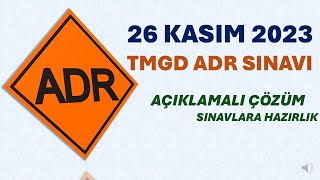 26 Kasım 2023 TMGD ARD Sınav Çözümü [upl. by Holey]