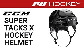 CCM Super Tacks X Helmet Review [upl. by Charlotta]