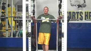 Barbell Push Press with Resistance Bands [upl. by Rotciv123]