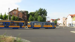 Leipziger Tram  Endhaltestelle Knautkleeberg Linie 33E [upl. by Leunas]