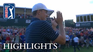 Jordan Spieth extended highlights  Round 4  Travelers [upl. by Dasi871]