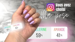 INSTAGRAM choisit MES ONGLES  Capsules  chablons  couleur [upl. by Wight]