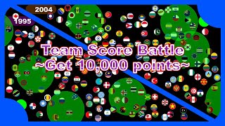 200 countries Team Score Battle Get 10000 points 200 countries marble race  Marble Factory [upl. by Irrac]