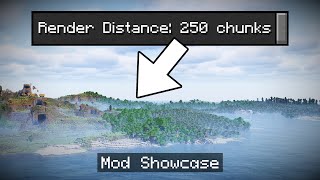 These Mods Increase amp Optimize your Render Distance in Minecraft [upl. by Araccot]