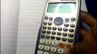 calculator trick for binomial expansion made easy 💯🔥 [upl. by Yerffej337]