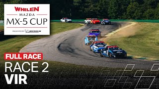 2024 IMSA Whelen Mazda MX5 Cup at VIR  Race 2  Alton Virginia [upl. by Shiverick823]