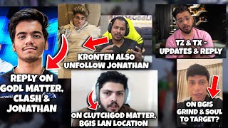 Soul To Target in Bgis  Hunterz Big Reply on Godl  Kronten Unfollow Jonathan  Reply on ClutchGod [upl. by Alym]