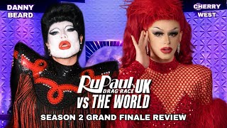 Rupaul’s Drag Race UK Vs THE WORLD Finale Review With Danny Beard  CHERRY WEST [upl. by Airaet794]