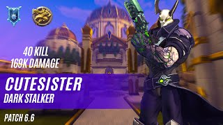 40 KILL 169K DAMAGE СUTESISTER ANDROXUS PALADINS COMPETITIVE DIAMOND DARK STALKER [upl. by Bogosian254]